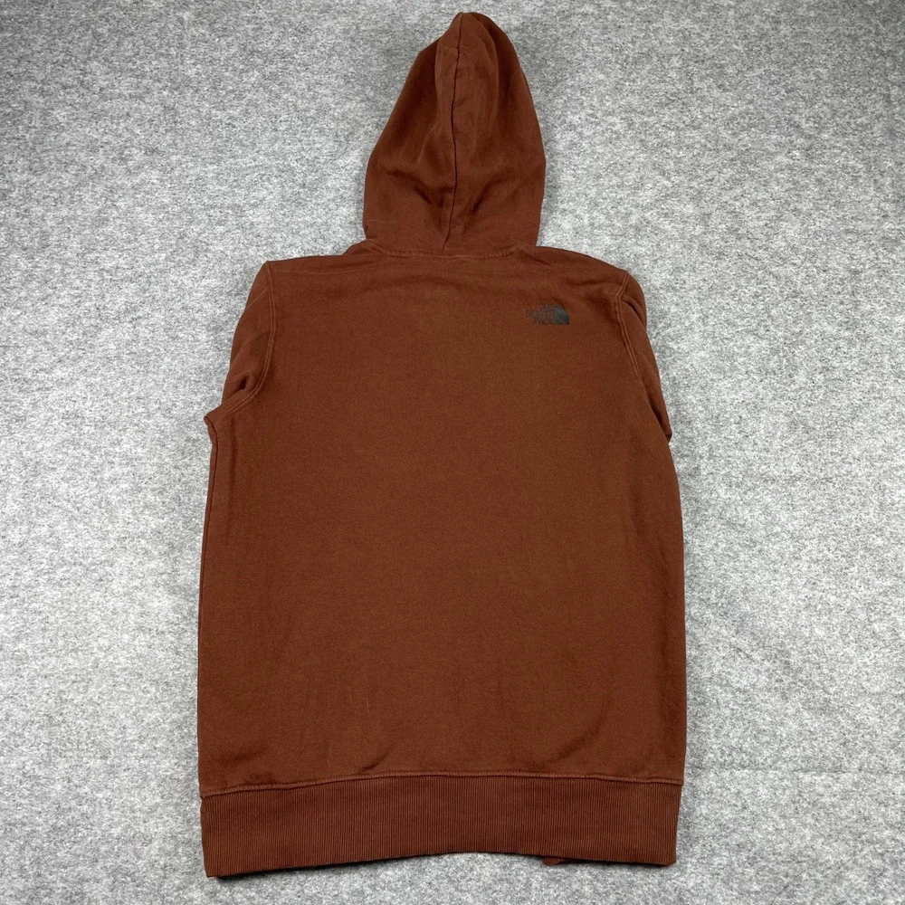 The North Face Hoodie Mens S Brown Grizzly Bear Half Dome Pullover Sweatshirt